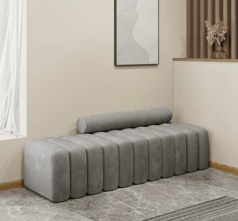 Banqueta Decorativa Modelo Ribeteado