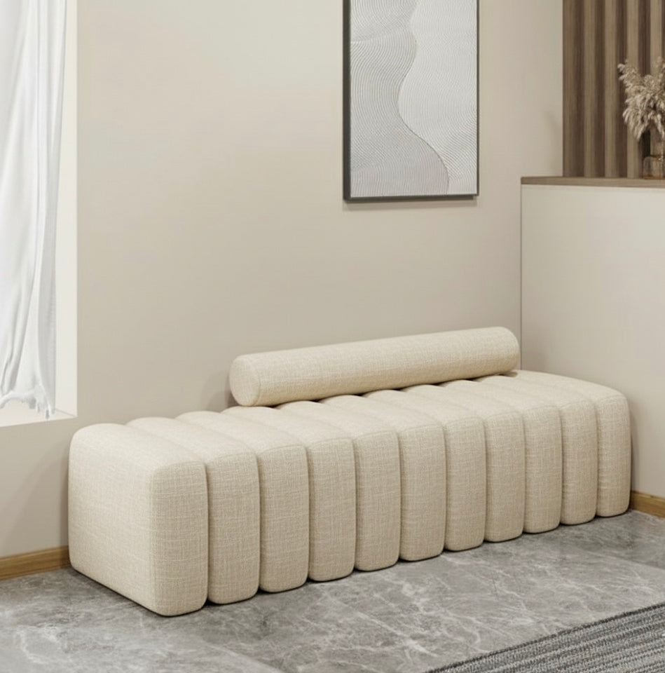 Banqueta Decorativa Modelo Ribeteado