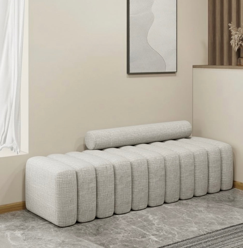 Banqueta Decorativa Modelo Ribeteado