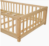 cama cuna montessori madera natural