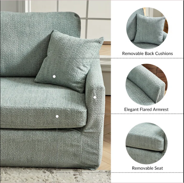 SOFA III CUERPOS CON FUNDA EMMA