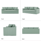 SOFA CON FUNDA FACIL DE LAVAR MODELO ALICE