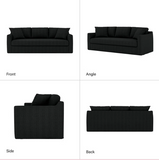 SOFA CON FUNDA FACIL DE LAVAR MODELO ALICE