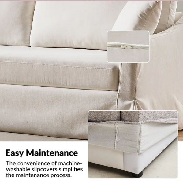 SOFA III CUERPOS CON FUNDA EMMA