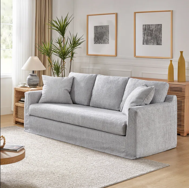 SOFA CON FUNDA FACIL DE LAVAR MODELO ALICE