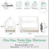 cama infantil montessori casita